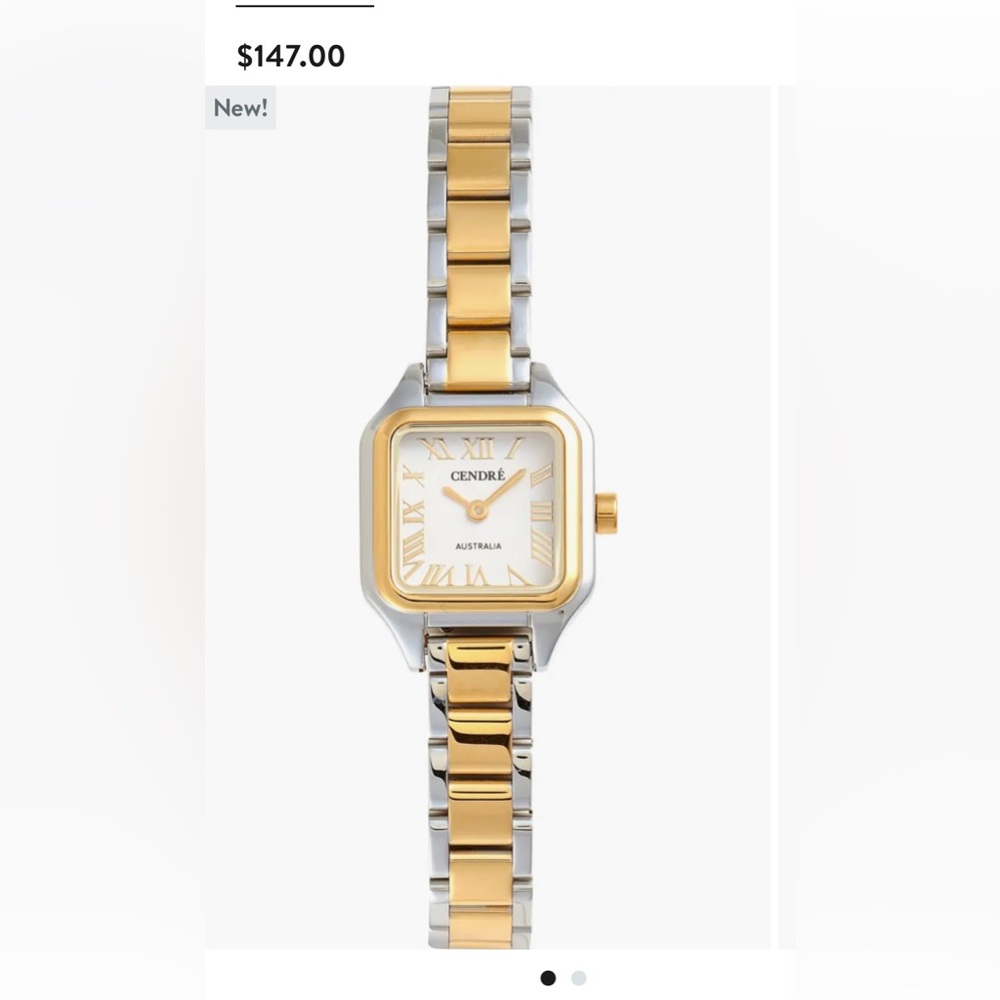 Cendré Hugo Gold and Silver Bracelet Watch Australia